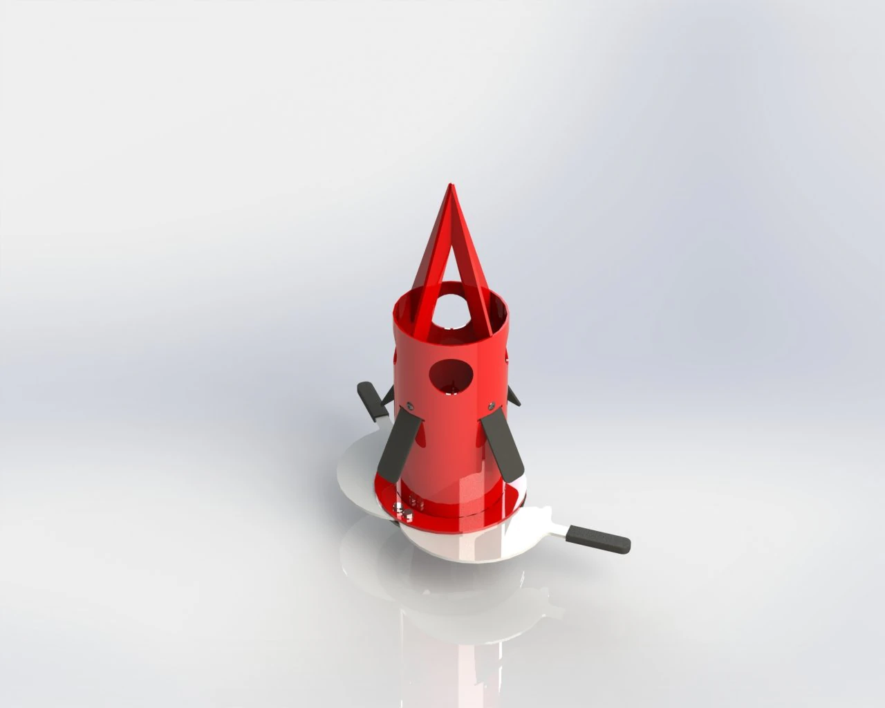 Fledbag big bag dispenser 3D Model .c4d .max .obj .3ds .fbx .stl .blend 