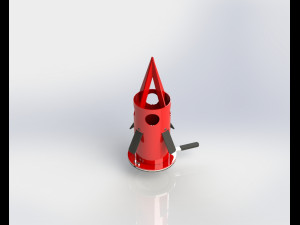 Fledbag big bag dispenser Model 3D