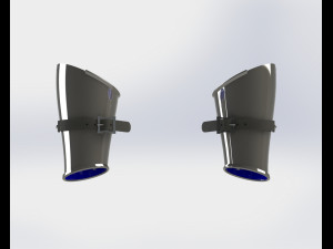 bracers Modelo de Impressão 3D
