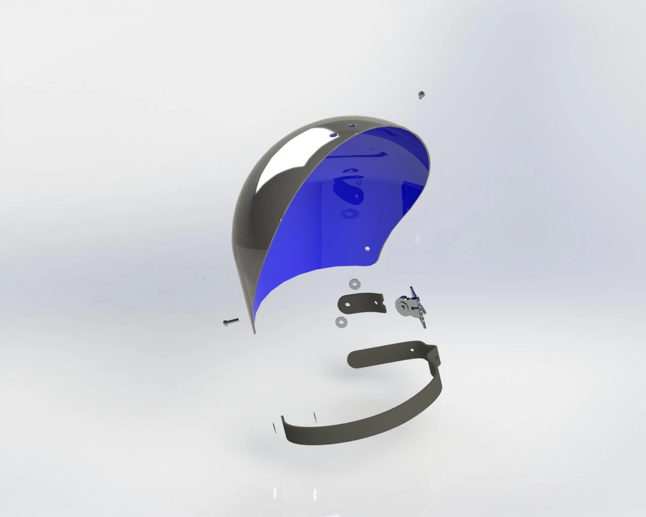the shoulders armor 3D Print Model .c4d .max .obj .3ds .fbx .stl .blend 