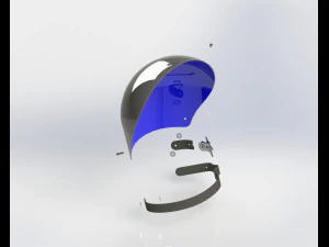 pelindung bahu Model Cetak 3D