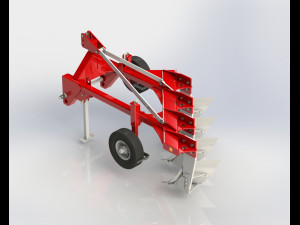 plow 4x40 3D-Modell