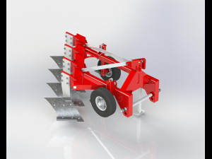 plow 4x40 3D-Modell
