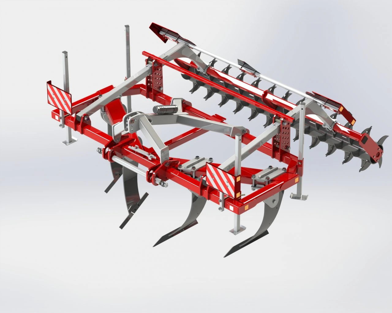 WG 0022 - STL Subsoiler 3m 3D Model .c4d .max .obj .3ds .fbx .stl .blend 