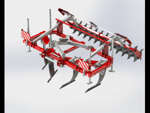 subsoiler 3m 3D Model