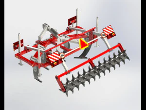 WG 0022 - STL Subsoiler 3m 3D Model