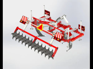 WG 0022 - STL Subsoiler 3m 3D Model