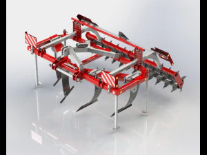 WG 0022 - STL Subsoiler 3m 3D Model