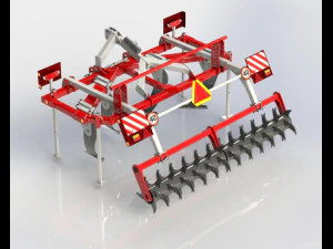 WG 0022 - STL Subsoiler 3m 3D Model