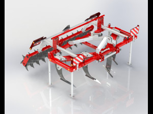 subsoiler 3m 3D Model