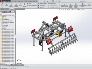 WG 0022 - STL Subsoiler 3m 3D Model