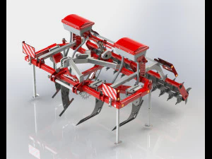 WG 0022 - STL Subsoiler 3m 3D Model