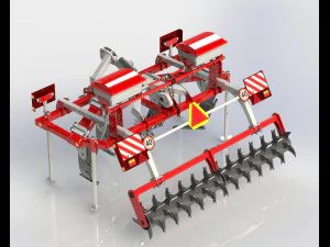 WG 0022 - STL Subsoiler 3m 3D Model