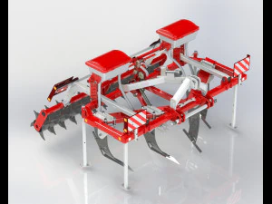 WG 0022 - STL Subsoiler 3m 3D Model