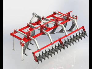 WG 0022 - STL Subsoiler 4m 3D Model