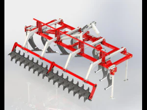 WG 0022 - STL Subsoiler 4m 3D Model