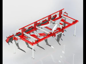 WG 0022 - STL Subsoiler 4m 3D Model