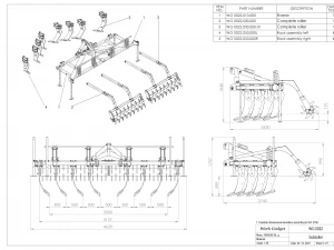 WG 0022 - STL Subsoiler 4m 3D Model