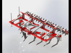 WG 0022 - STL Subsoiler 4m 3D Model