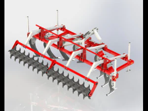 WG 0022 - STL Subsoiler 4m 3D Model