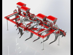 WG 0022 - STL Subsoiler 4m 3D Model