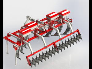 subsoiler 4m 3D Model