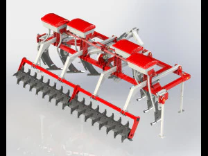 WG 0022 - STL Subsoiler 4m 3D Model