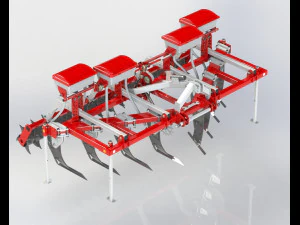 WG 0022 - STL Subsoiler 4m 3D Model