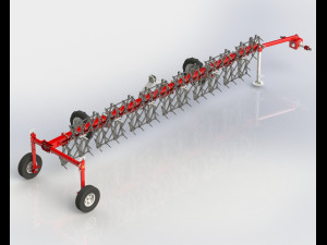 heavy toothed harrow Modèle 3D