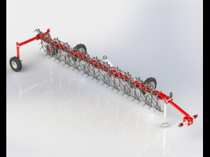 heavy toothed harrow Modèle 3D