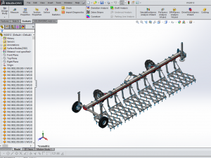 heavy toothed harrow Modèle 3D