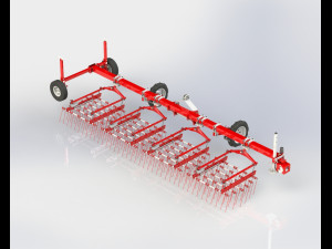 flex harrow 3D-Modell