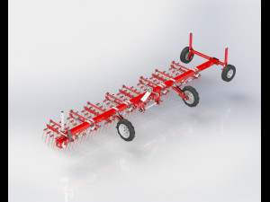 flex harrow 3D-Modell