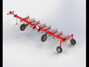 flex harrow 3D-Modell