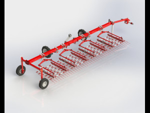 flex harrow 3D-Modell