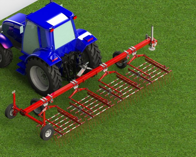 flex harrow 3D-Modell .c4d .max .obj .3ds .fbx .stl .blend 