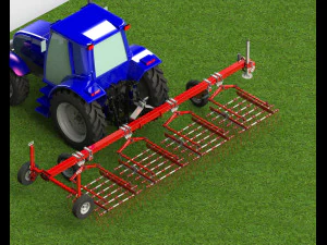 WG 0009 STL Garu gigi fleksibel Model 3D