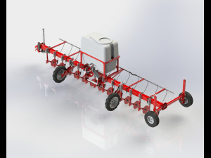 liquid fertilizer applicator 3D-Modell