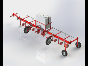 liquid fertilizer applicator 3D-Modell
