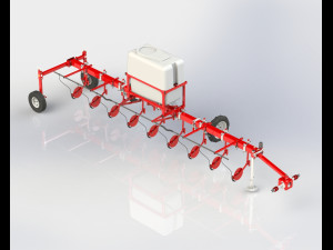 liquid fertilizer applicator 3D-Modell