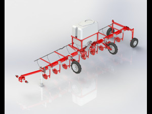 liquid fertilizer applicator 3D-Modell