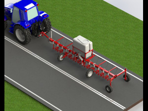 liquid fertilizer applicator 3D-Modell