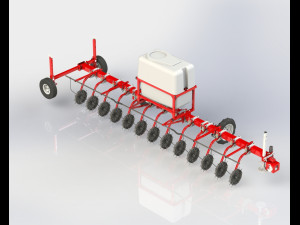 spikewheel applicator 3D-Modell