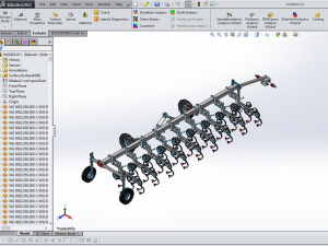 WG 0002 - interrow cultivator Model 3D