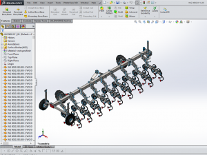 WG 0002 - interrow cultivator Model 3D