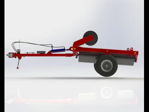 WG 0001 - grassland roller 3D Model