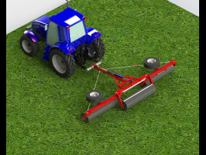 WG 0001 - grassland roller 3D Model
