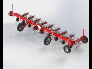 WG 0002 - Interrow cultivator 600 cm 3D Model