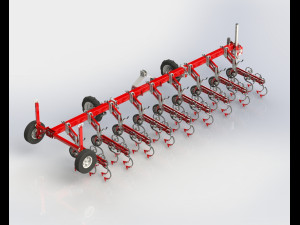 WG 0002 - Interrow cultivator 600 cm 3D Model