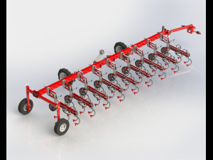 WG 0002 - Interrow cultivator 600 cm 3D Model